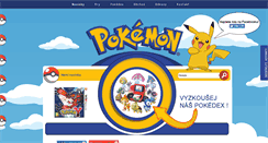 Desktop Screenshot of pokemon.cz