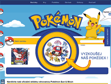 Tablet Screenshot of pokemon.cz